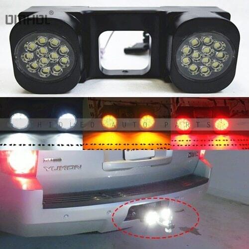 Tow Hitch Mount 40W High Power LED Pod Backup Reverse Lights/Rear Search Lighting/Off-Road Work Lamps For Truck SUV Trailer