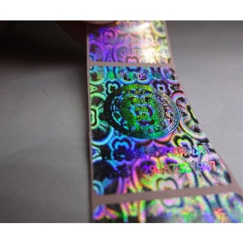 Custom made void holographic hologram sticker label, Free design ! void if removed