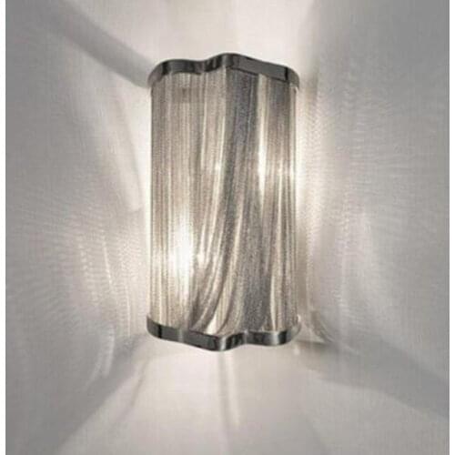 Tassel Aluminum Wall lamp Bedroom Living Room Italy Design Fashion Home Lighting Hotel Hall Corridor Aisle Light