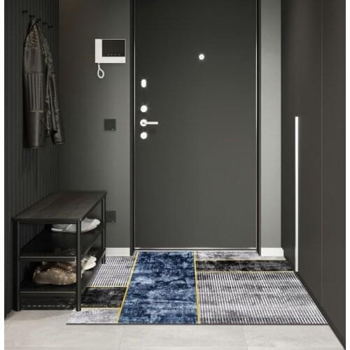 Modern Light Luxury Home Door Mat Carpet PVC Anti-slip Mat Can Be Cut Hallway Mat Carpet Custom Kitchen Entrance Door Mat Carpet