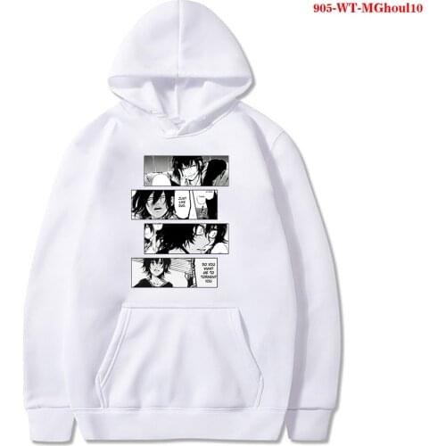 2021 Hot Anime Tokyo Ghoul Fall/Winter Long Sleeve Casual Sports Clothing Pullover Top Mens Womens Hoodie Crewneck Sweatshirts
