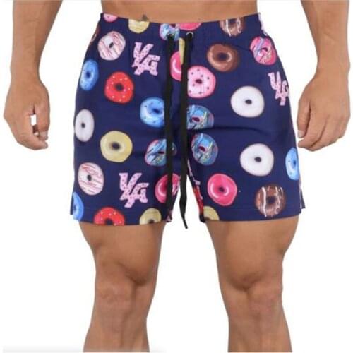2021 Summer New Printed Mens Casual Running Sports Shorts Polyester Quick-Drying Outdoor Hip-Hop Beach Pants Three-Point Shorts