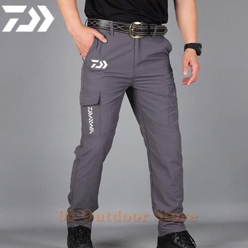 2021 Daiwa New Men Fishing Pants Dawa Breathable Quick Dry Anti-sweat Fishing Clothing Outdoor Sports Waterproof Fishing Wear