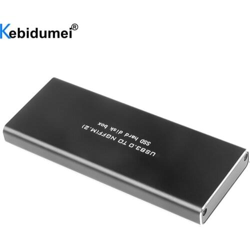 New NGFF M.2 to USB 3.0 5Gbps SSD Enclosure Adapter Storage Case with UASP Applicable to 2230 / 2242 / 2260 / 2280 mm