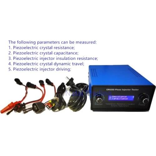 For Siemens piezo injector tester CRI250 diesel common rail VDO piezoelectric injector AHE dynamic lift travel measuring tool