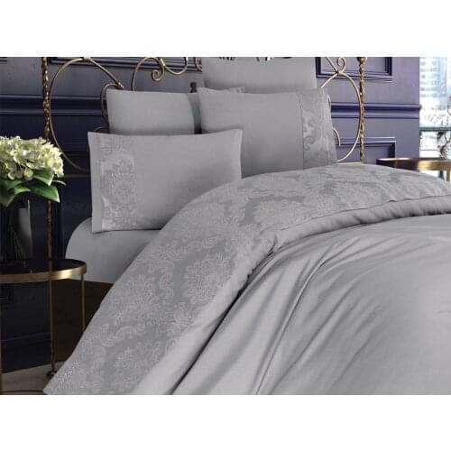 Land Of dowry Azalea Double Personality Duvet cover Gray