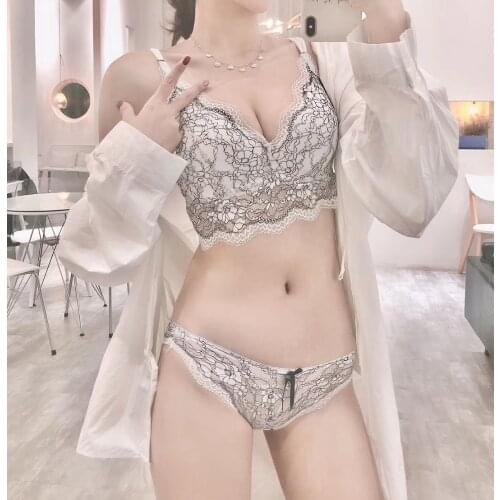 Sexy Elegant French Style Lace Beauty Back Push Up Bras Summer Woman Tank Top Light Thin Lingerie Seamless Without Rim Brassiere