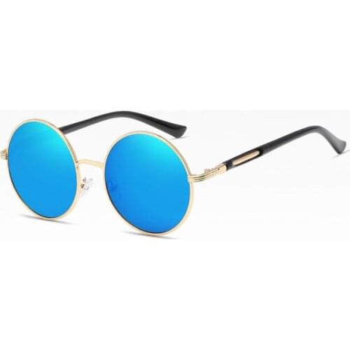 Luxury Round Sunglasses Women Sun Glasses Men for Summer Vintage Female Eyewear Fashion Shades UV400 601X