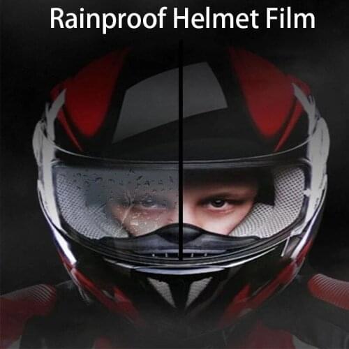 Rainproof Anti-Fog Helmet Patch Motorcycle Face Helmet Generic Clear Fog Full Film Visor Electric-Car AEP Lens Universal-Type