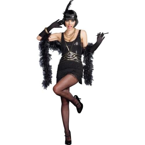 XXXL XXXXL plus size vintage Flapper 1920s Gangster Gatsby Charleston Deluxe Sequin Women Costume hot sales canival costume