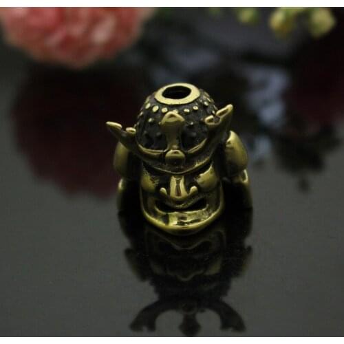 1PCS/Knife Pendant Beads EDC Brass Paracord Bracelet Accessories Survival DIY Pendant for Mini Knife Lanyard Hot Sale