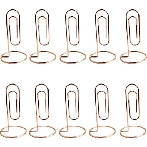 10PC Study Note Holder Office Desk Paper Clip Memo Holder, Office Accessory, Organize and Access Bills