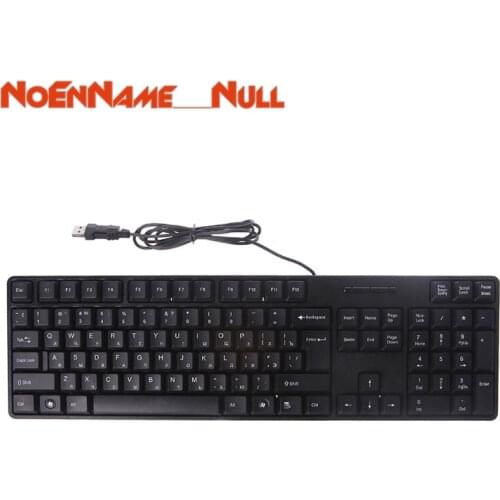 104 keys full size Russian/ English Silent Keyboard Waterproof Office Keyboard for Windows Computer dropshipping