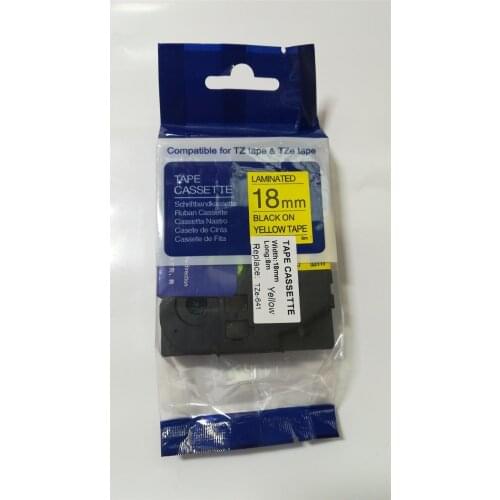 18mm Label Tape For Ribbon Printer TZ-641 PT WZE-641