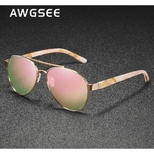 AWGSEE Women's Sunglasses Mirrored