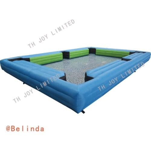 Free Shipping 6x4m Inflatable Snooker Pool Table Soccer, Inflatable Snooker Ball Table Field