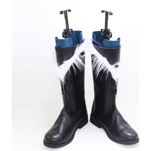 Anime cosplay shoes Arknights Pramanix Black Female halloween Boots