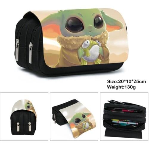 Disney 2021 New Youda Baby Star Wars Pencil Case Surrounding Boy Student Stationery Box Pencil Case School Bag