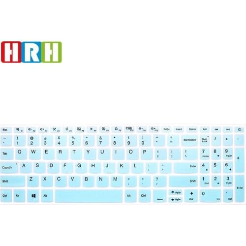 HRH Gradient Rainbow Keyboard Covers Keypad Skin Protector Protective Film For Lenovo Xiaoxin cao5000 ideapad 320s-15