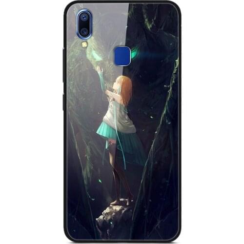 For VIVO Y95 Phone Case Tempered Glass Case Phone Cover Fitness Back Bumper Series 3