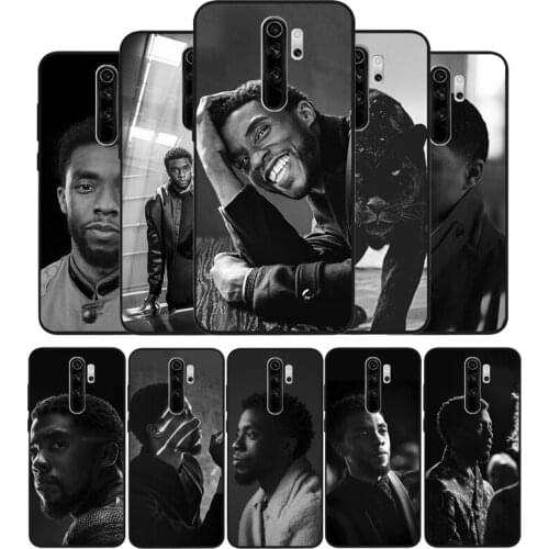 Chadwick Boseman Black TPU Silicone Soft Phone Case For Redmi 4A 4X 7A 5 Plus 6 Pro NOTE 9 7 8 5 Pro 4 6