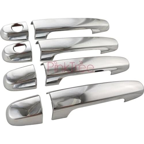 For Toyota Innova 2009 2010 2011 2012 2013 2014 Chrome Door Handle Cover Car Styling Accessories