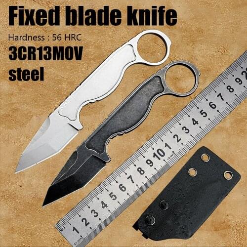 Karambit 3CR13 Fixed Blade Knife Survival Military Pocket Knives Outdoor Tactical Hunting Camping Knifes EDC Tools Lizard Shape