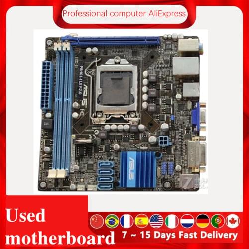 For ASUS P8H61-I LX R2.0 Computer Motherboard LGA 1155 DDR3 For Intel H61 P8H61 Desktop Mainboard SATA II PCI-E X16 Used