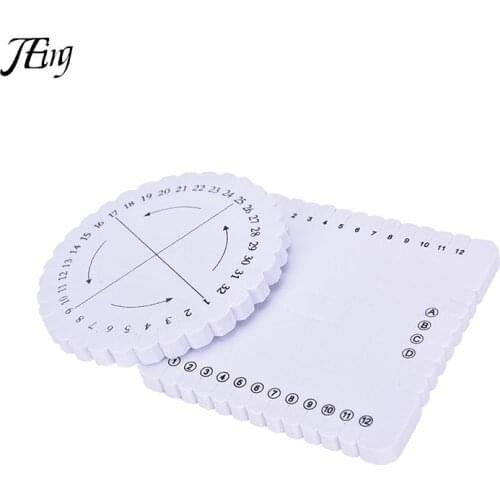 Round Square Kumihimo Disc Macrame Braided Cord String Bracelet Handmade Weaving Disk Plate DIY Materials Sewing Tools 1Pcs