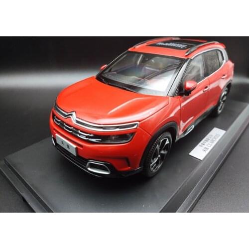 1:18 Dongfeng Citroen C5 AIRCROSS Diecast Alloy Car Model Collectible Home Interior Decoration Ornaments Display Vehicle Toy