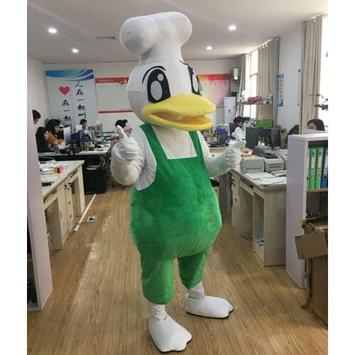 Cartoon Duck Mascot Costume Suits Cosplay Party Game Dress Outfits fancy dress costume Halloween Outfit