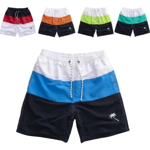 Mens sports shorts running quick-drying five-point pants loose plus size leisure fitness shorts quick-drying swimming trunks