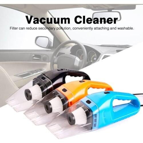 Newest Portable 120W 12V Car Vacuum Cleaner Handheld Mini Vacuum Cleaner Super Suction 5m Cable Wet /Dry Dual Use Vacuum Cleaner