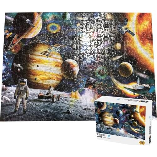 Jigsaw Puzzle 1000 Pieces For Adults Space Journey 1000 PCS Puzle Brain Pazzle Toy Puzzles