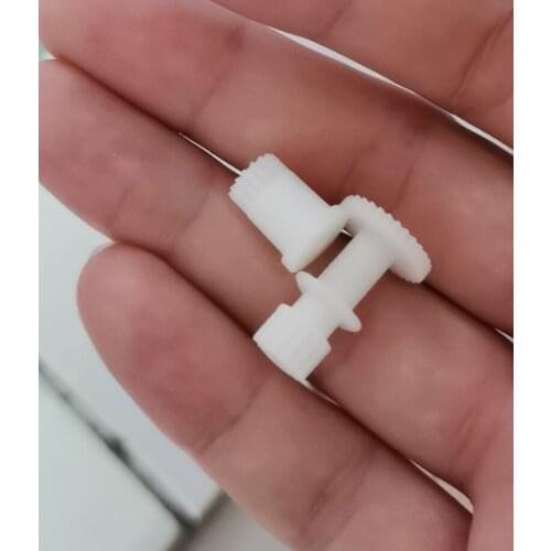 2pcs plastic white gear for panasonic audio recorder cassette deck Audio player