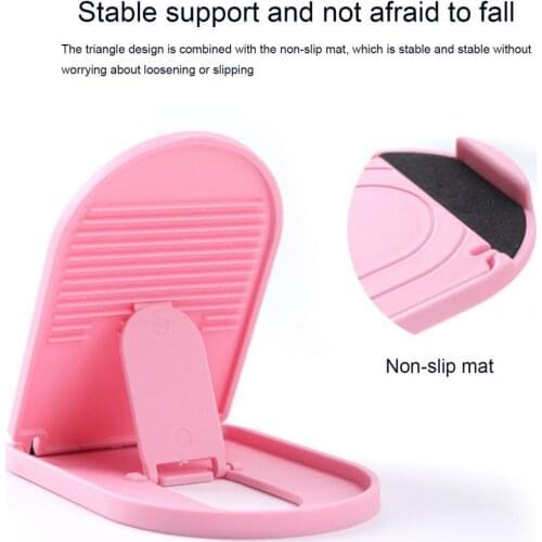 Plastic Good Plastic Compact Smartphone Tablet Desktop Holder Universal Tablet Stand Convenient for Travel