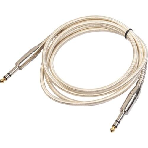 6.35mm to 6.35mm Male to Male Straight Jack for Stereo Electric Guitar 300cm
