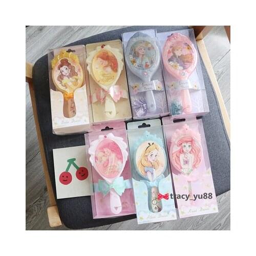 Disney Princess Frozen mermaid Anime Figures Cartoon Product Cosplay Accessories Hair comb Unisex Gift