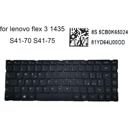 S41-70 Italian laptop keyboard for Lenovo Flex 3 1435 1470 1480 U31 U41-70 S41-35 Ideapad 100S-14IBR 300S 500S 14ISK keyboards