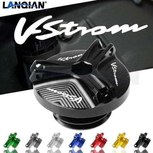 Motorcycle Oil Drain Sump Plug Engine Filler Tank Cap Cover Bolts For Suzuki V-STROM 1000 2002-2019 V-STROM 650 2004-2020 Parts