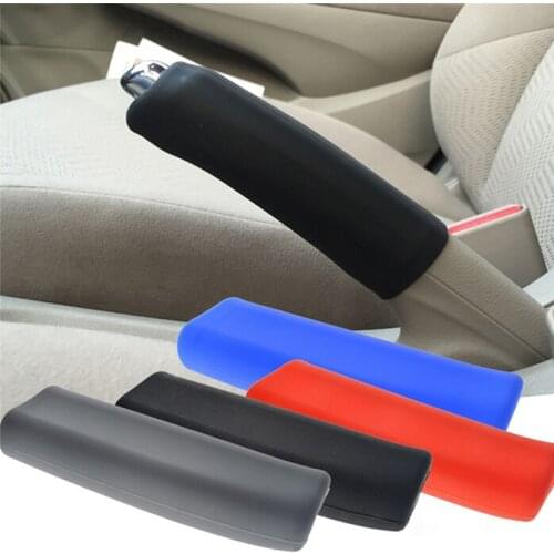 Universal Auto Decoration Accessories Car Handbrake Sleeve Silicone Gel Cover Anti-slip Multicolored Parking Hand Brake Sleeve