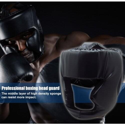 Thickened Boxing Helmet Men Women Adult Karate Muay Thai Training Head Protector Working-out Comfortable Decoration