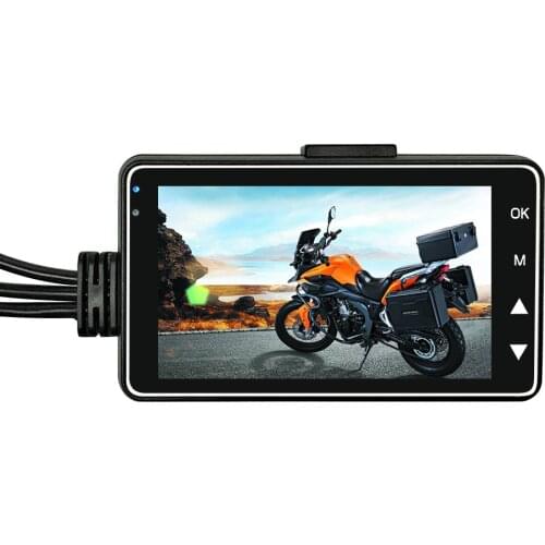 Motorcycle Camera Motorcycle Sports Camera Dash Cam with Dual-track Motorcycle Helmet Action DVR Video Cam KY-MT18