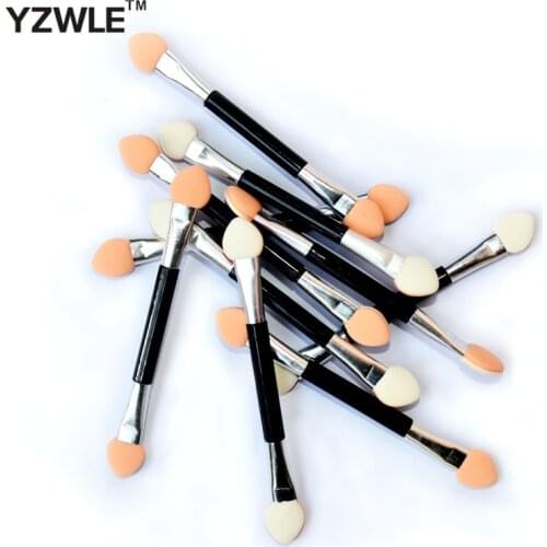 YWK 1pc Double-ended Nail Brush Metallic Nail Glitter Powder Pigment Nail Decoration Tool
