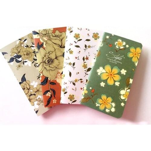 1 PC Victoria Car Line Made This Retro Kraft Paper Notebook Color Patterns Notepad Gift