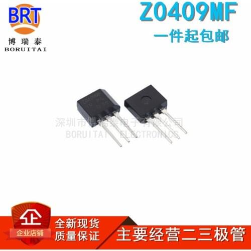 10pcs/lot ZO409MF Z0405MF New to-202 Bidirectional Triode Thyristor Z0409 Spot