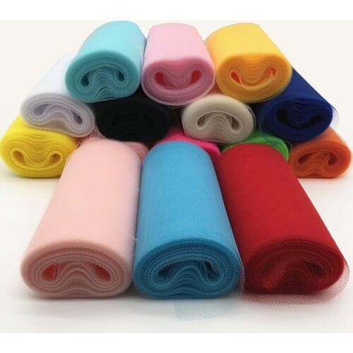 15cm 25Yards Roll Fabric Spool Tutu Roll Birthday Gift Wrap Tulle Roll Wedding Decoration Marriage Baby Shower Party Supplies