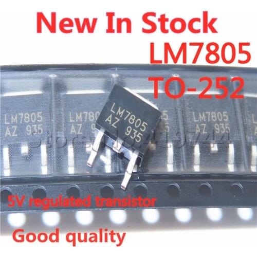 20PCS/LOT LM7805AZ LM7805 TO-252 voltage regulator triode regulator tube In Stock NEW original IC
