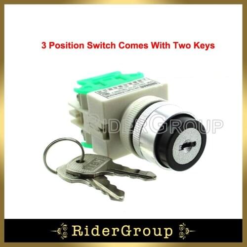 3 Position Speed Control Key Switch For Taotao Electric ATVs E1-350 E2-350 E1-500 E2-500