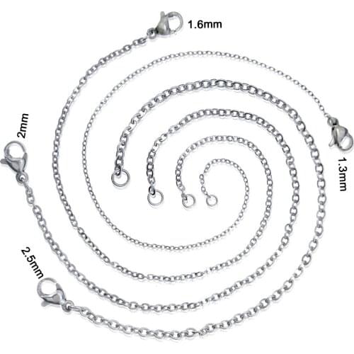 316L stainless steel Silver tone Women Lady girl chain Bracelet Anklet